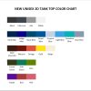 tank top color chart - Jujutsu Kaisen AU Store