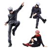 23cm Jujutsu Kaisen Figure Anime characters Sitting Standing Gojo Satoru Figure PVC Model high quality statue 6 - Jujutsu Kaisen AU Store