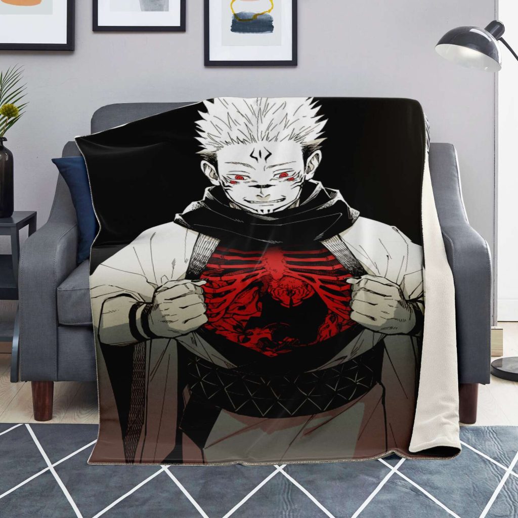 9984b1c040456865a4dda0628a446fc8 blanket vertical lifestyle - Jujutsu Kaisen AU Store