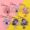 Anime Jujutsu Kaisen Keychain Cosplay Cute Yuji Itadori Gojo Satoru Fushiguro Megumi Acrylic Key Chain Pendant 4 - Jujutsu Kaisen AU Store