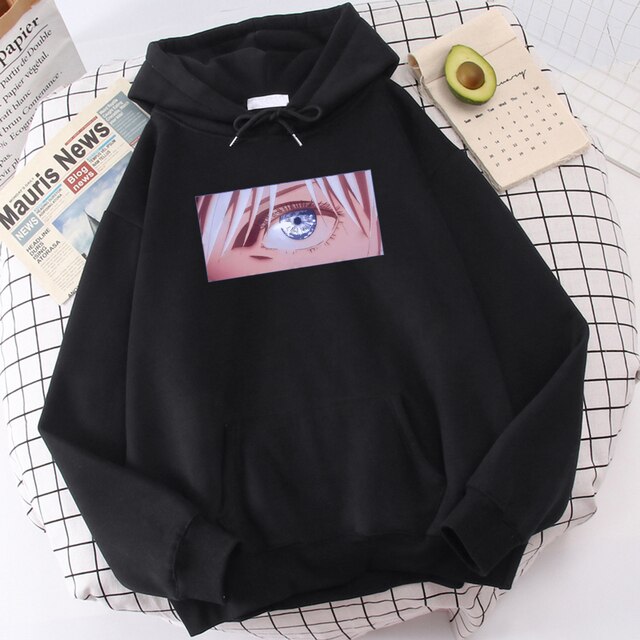 Beautiful Eyes Jujutsu Kaisen Gojo Print Men Sweatshirt Comfortable Brand Pullover Thermal Vintage Male Hoodie Oversize 1.jpg 640x640 1 - Jujutsu Kaisen AU Store