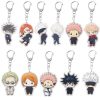 Cartoon Keychain Characters Double Sided Resin Tiger Stick Key Chain Kaisen Gojo Satoru Anime Accessories Gifts 6 - Jujutsu Kaisen AU Store