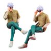 Genuine 15CM Figure Anime Jujutsu Kaisen Gojo Satoru Sunglasses Sitting Pressed Noodles Model Dolls Toy Gift - Jujutsu Kaisen AU Store