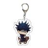 Japan Anime Jujutsu Kaisen Keychain Itadori Yuji Fushiguro Megumi Ryomen Sukuna Cosplay Bags Pendant Car Key 4 - Jujutsu Kaisen AU Store