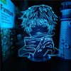 Jujutsu Kaisen 3D Lamp Anime Gojo Satoru Jujutsu Kaisen Yuji Itadori LED Night Light Brdroom Decor 2 - Jujutsu Kaisen AU Store