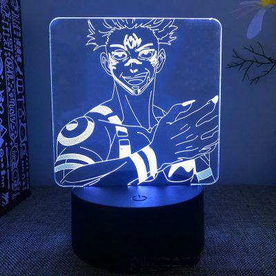 Jujutsu Kaisen Gojo Satoru Nanami Kento Sukuna 3d Led Lamp for Bedroom Anime Figure Night Lights 20 - Jujutsu Kaisen AU Store