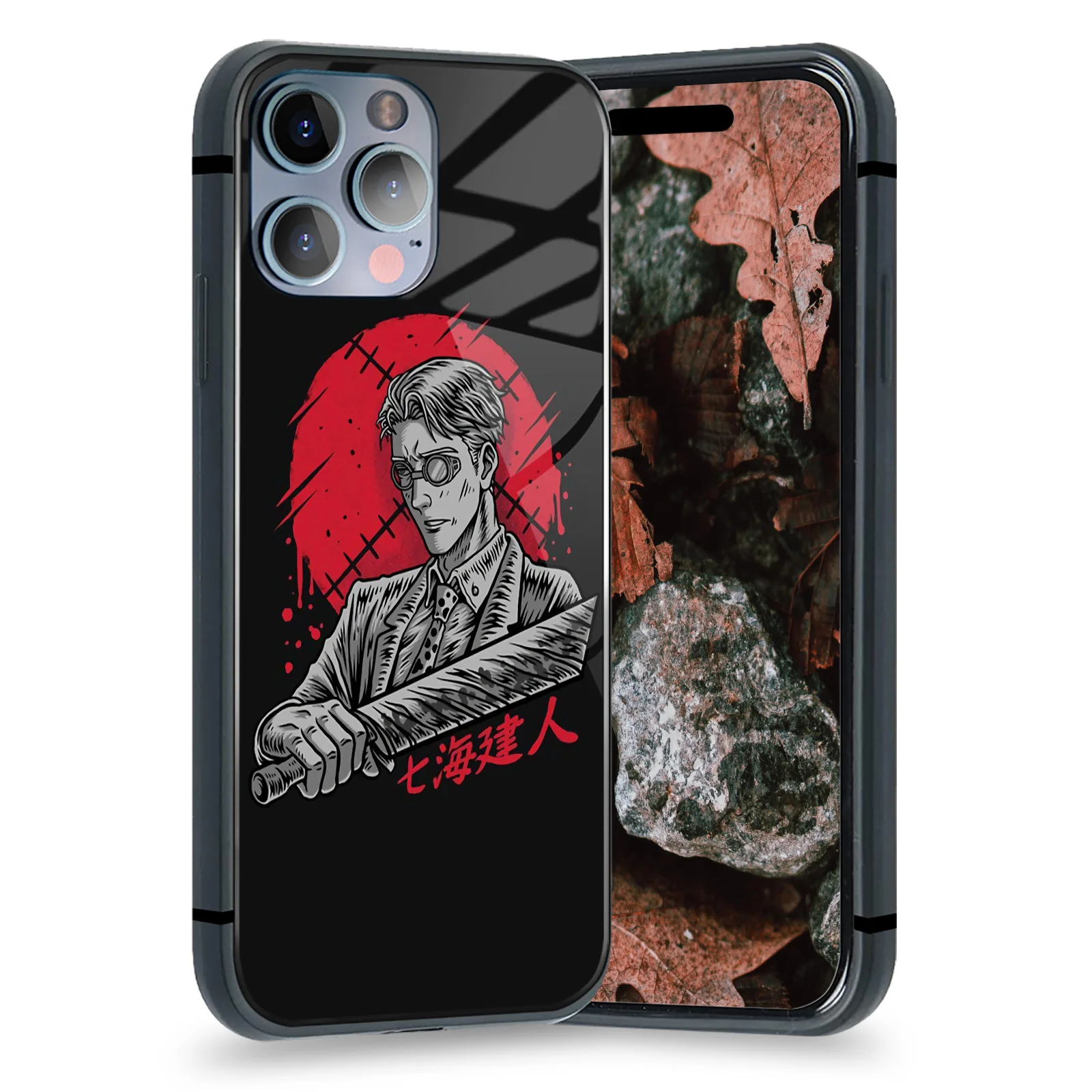 Kento Nanami Jujutsu Kaisen Anime Soft Silicone Glass Phone Case for IPhone Se3 7 8 15 11 - Jujutsu Kaisen AU Store