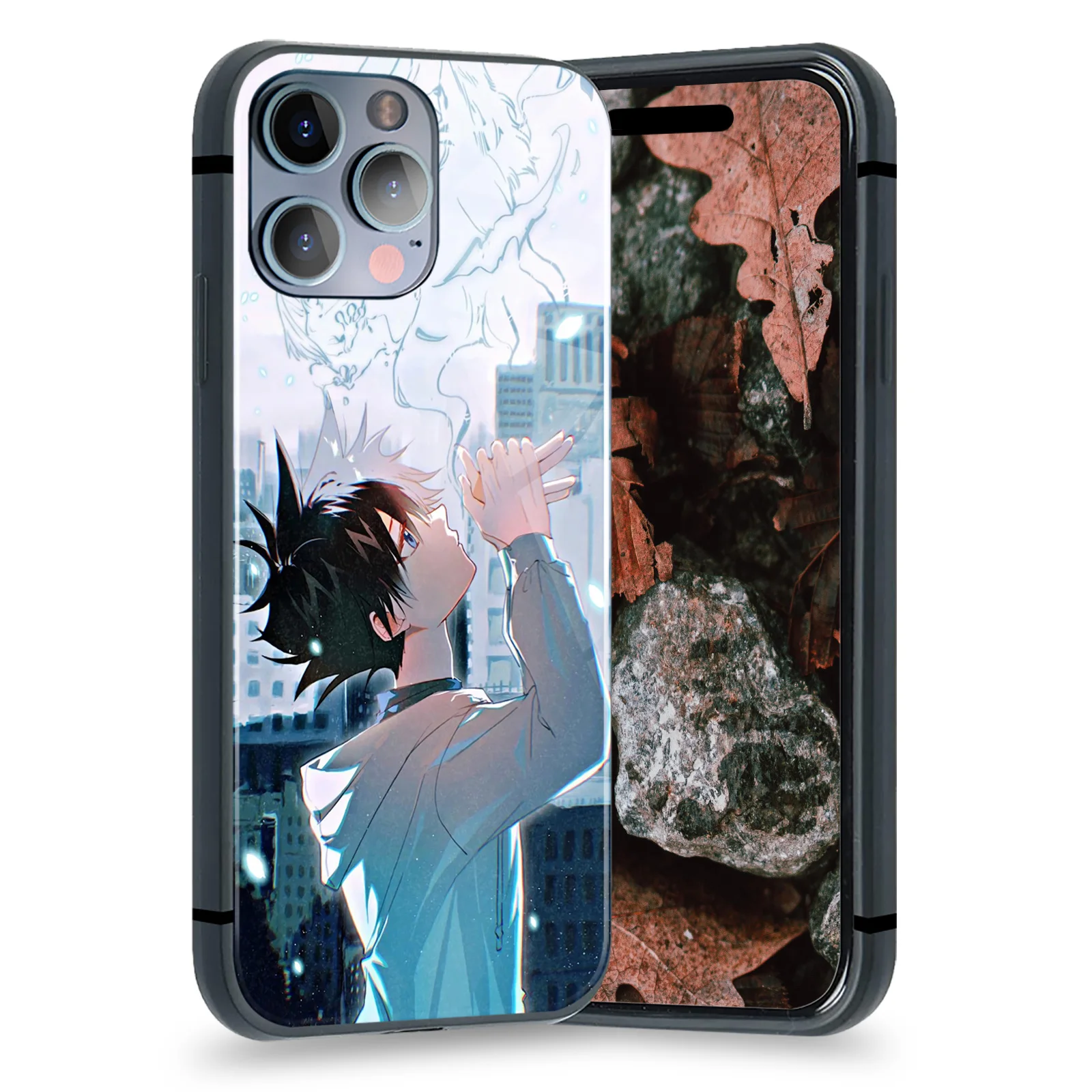 Megumi Fushiguro Jujutsu Kaisen Anime Soft Silicone Glass Phone Case for IPhone Se3 14 Plus Xr 10 - Jujutsu Kaisen AU Store