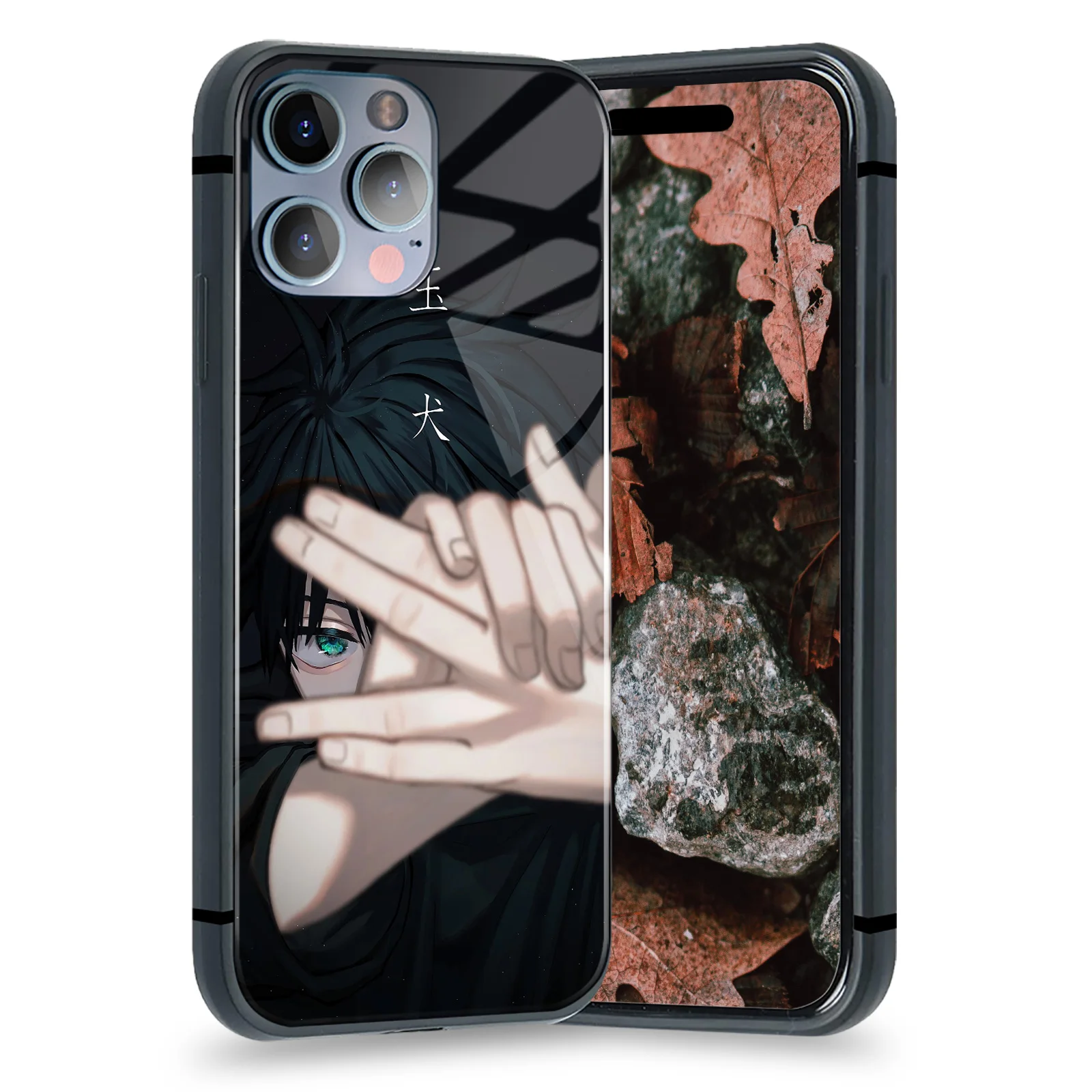 Megumi Fushiguro Jujutsu Kaisen Anime Soft Silicone Glass Phone Case for IPhone Se3 14 Plus Xr 11 - Jujutsu Kaisen AU Store