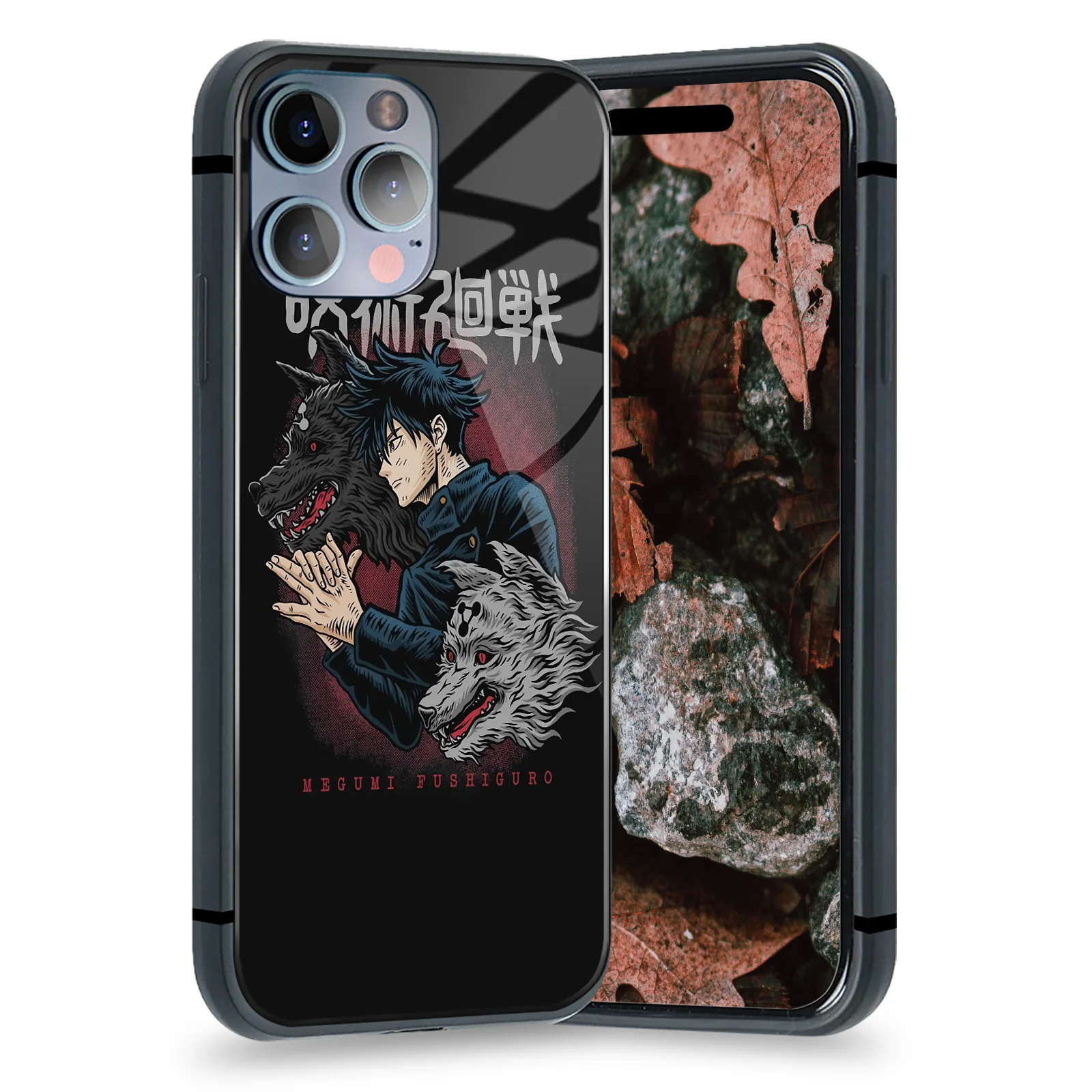 Megumi Fushiguro Jujutsu Kaisen Anime Soft Silicone Glass Phone Case for IPhone Se3 14 Plus Xr 4 - Jujutsu Kaisen AU Store