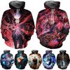 New Anime Jujutsu Kaisen Satoru Gojo 3d Printed Hoodie Unisex Fashion Personality Harajuku Style Hooded Sweatshirts - Jujutsu Kaisen AU Store