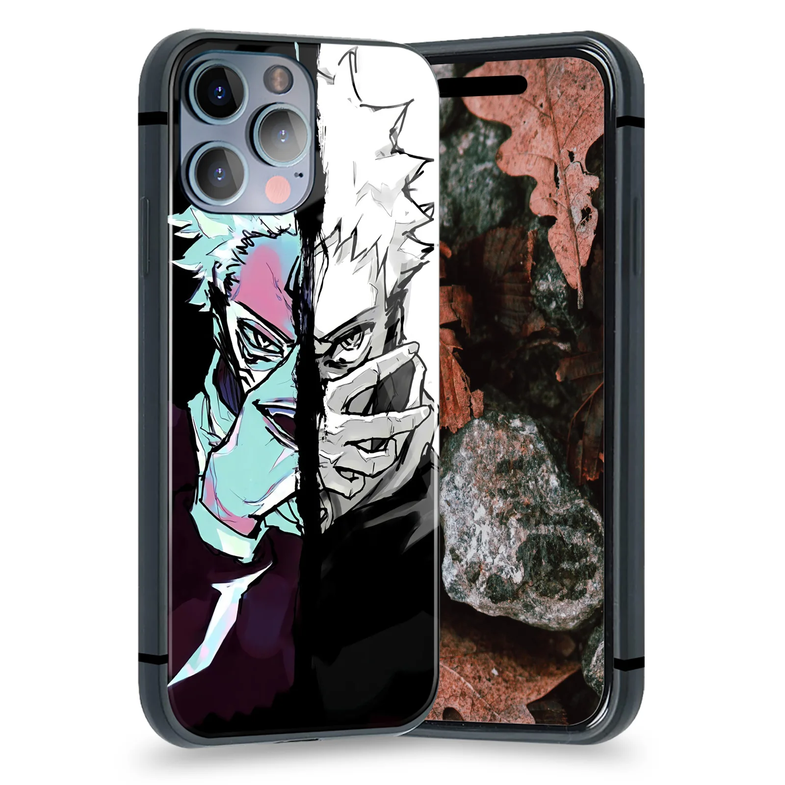 Yuji Itadori Sukuna Jujutsu Kaisen Anime Soft Silicone Glass Phone Case for IPhone 7 8 14 2 - Jujutsu Kaisen AU Store