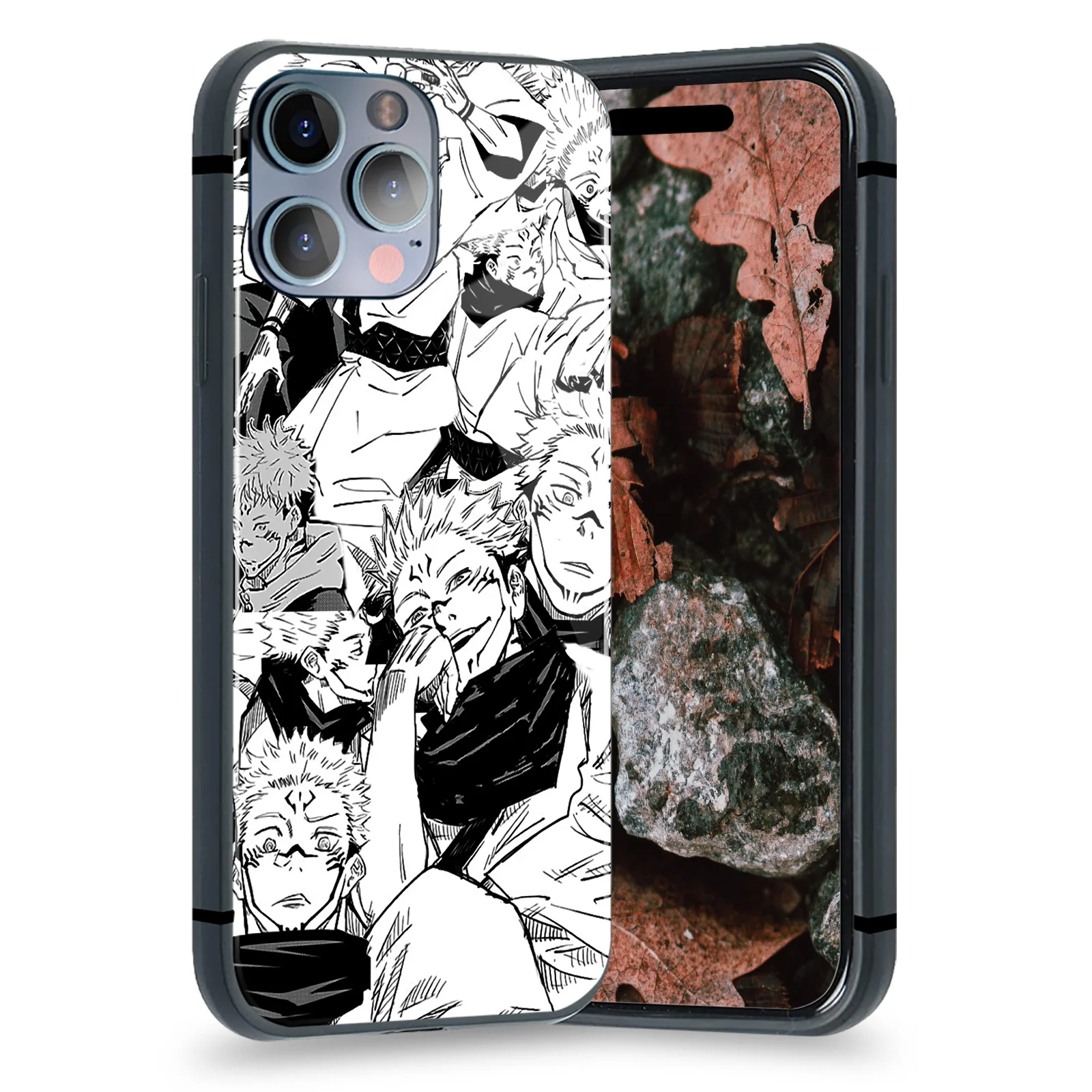 Yuji Itadori Sukuna Jujutsu Kaisen Anime Soft Silicone Glass Phone Case for IPhone 7 8 14 8 - Jujutsu Kaisen AU Store