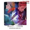 cool yuji itadori shower curtain 614 - Jujutsu Kaisen AU Store