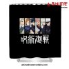 jjks manga shower curtain w59 x h71 black 455 - Jujutsu Kaisen AU Store