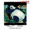 jjks panda shower curtain w59 x h71 black 658 - Jujutsu Kaisen AU Store