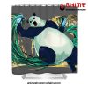 jjks panda shower curtain w59 x h71 gray 859 - Jujutsu Kaisen AU Store