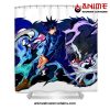 jujutsu kaisen fushiguro megumi shower curtain w59 x h71 white 284 - Jujutsu Kaisen AU Store