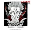 jujutsu kaisen sukuna shower curtain w59 x h71 black 208 - Jujutsu Kaisen AU Store