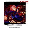 jujutsu kaisen yuji itadori shower curtain w59 x h71 black 302 - Jujutsu Kaisen AU Store