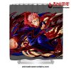 jujutsu kaisen yuji itadori shower curtain w59 x h71 gray 249 - Jujutsu Kaisen AU Store