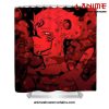 red yuji itadori shower curtain 964 - Jujutsu Kaisen AU Store