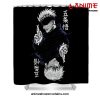 satoru anime manga shower curtain w59 x h71 black 484 - Jujutsu Kaisen AU Store