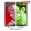 sukuna face shower curtain w59 x h71 gray 802 - Jujutsu Kaisen AU Store