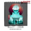 the strongest sorcerer shower curtain w59 x h71 gray 420 - Jujutsu Kaisen AU Store