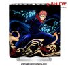 yuji itadori jujutsu kaisen shower curtain w59 x h71 black 650 - Jujutsu Kaisen AU Store