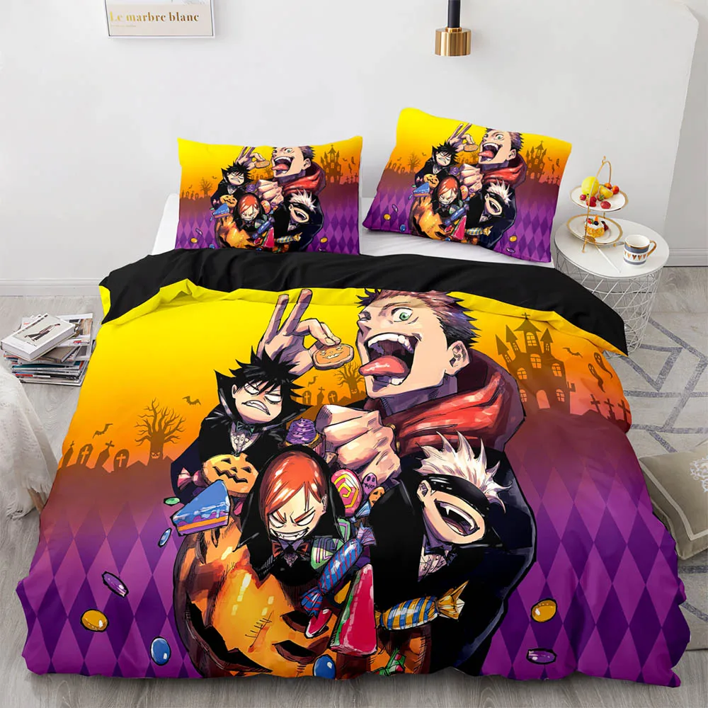 Jujutsu Kaisen Colorful Bedding Set - Jujutsu Kaisen AU Store