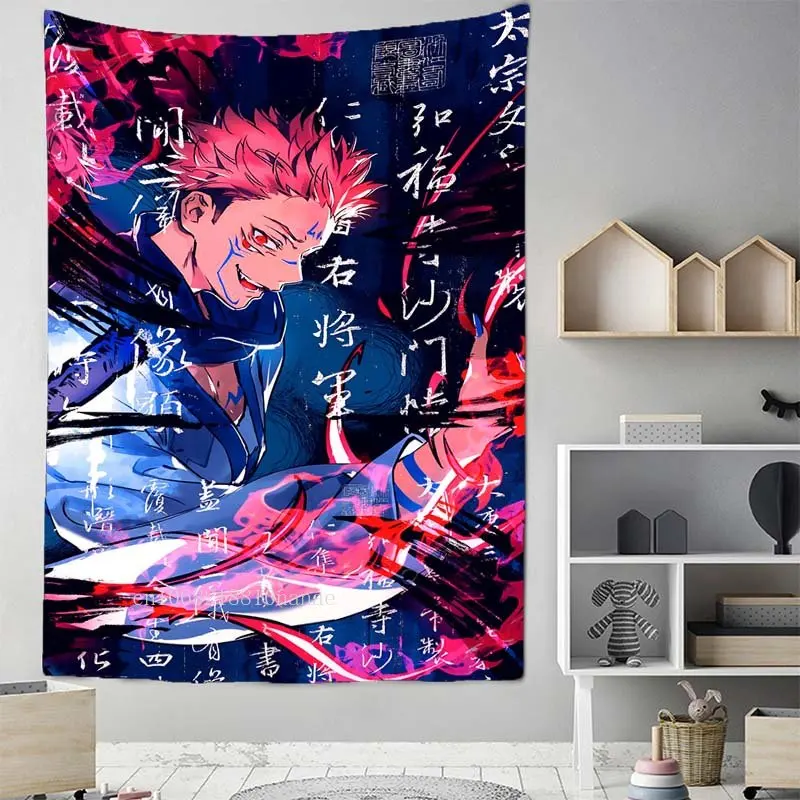 Sukuna Jujutsu Kaisen New Style 02 Tapestry - Jujutsu Kaisen AU Store