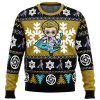 Chibi Nanami Kento JK Ugly Christmas Sweater FRONT mockup - Jujutsu Kaisen AU Store