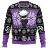 Chibi Satoru Gojo JK Ugly Christmas Sweater FRONT mockup - Jujutsu Kaisen AU Store